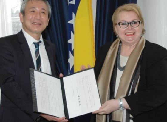 Ministrici Turković uručeno pismo ministra vanjskih poslova Japana