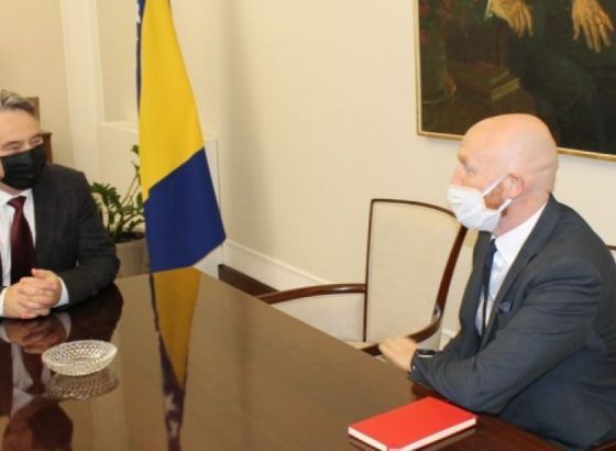 Komšić i Field razgovarali o budućnosti NATO integracija BiH