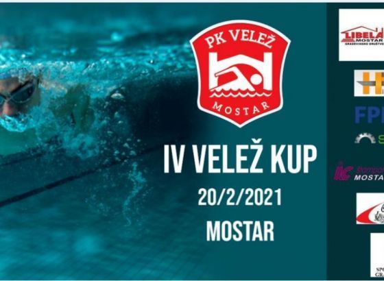 Plivački klub Velež ovog vikenda  organizuje "IV Velež Kup"