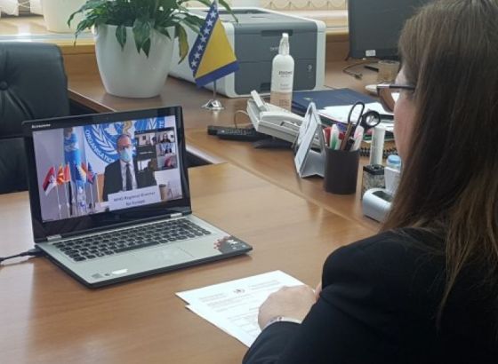 Gudeljević na online sastanku 'Covid-19 naučene lekcije i put naprijed'
