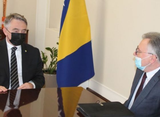 Komšić primio u nastupnu posjetu ambasadora Ruske Federacije Kalabuhova