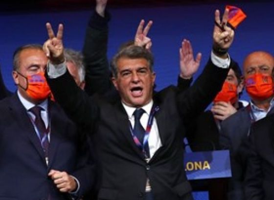 Laporta inaugurisan: Leo moraš da ostaneš, volim te i ti to znaš