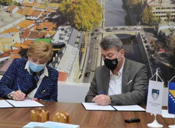 Načelnik  Hadžibajrić i dr. Kečo potpisali sporazum: DZ Stari Grad služba za medicinsku pomoć u slučaju prirodne nesreće