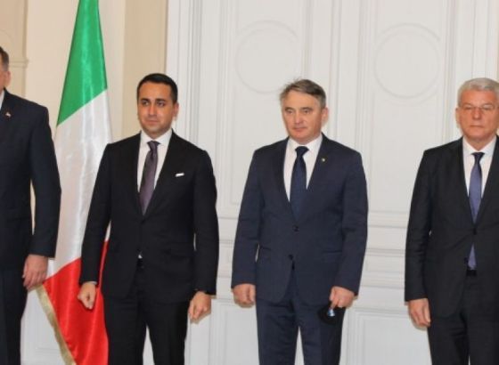 Članovi Predsjedništva BiH zahvalili Di Maiou za kontinuiranu podršku Italije