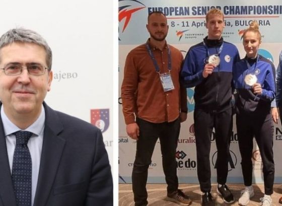 Avdić čestitao osvajačima srebrenih medalja u teakwandou Štetić i Husiću