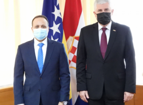 Čović i saudijski ambasador o poboljšanju saradnje BiH i Saudijske Arabije