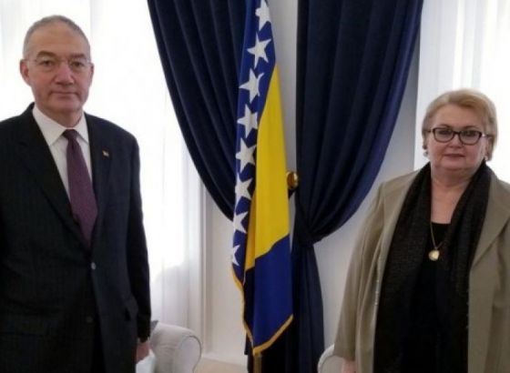 Turković primila u nastupnu posjetu ambasadora Republike Turske Girgina