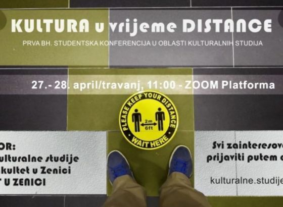 Online konferencija za zeničke studenate o temi 'Kultura u vrijeme distance'