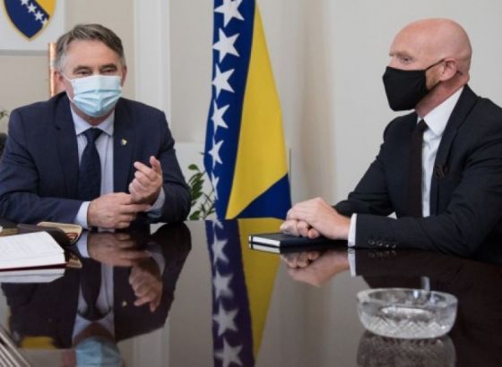 Komšić i Field o aktivnostima na reformi Ustava i Izbornog zakona BiH