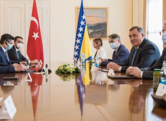 Članovi Predsjedništva BiH primili ministra Čavušoglua