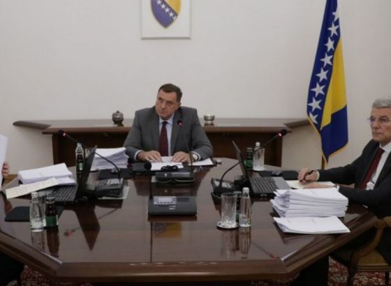Članovi Predsjedništva BiH na sastanku lidera Brdo - Brijuni procesa