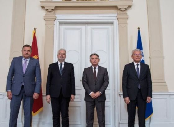 Dodik, Komšić i Džaferović primili Krivokapića: Nema otvorenih pitanja