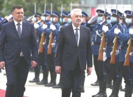 Krivokapić svečano dočekan u Sarajevu
