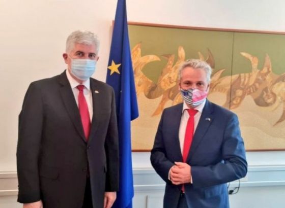 Sastanak Čović-Sattler: Neizbornu godinu iskoristiti za ostvarenje napretka