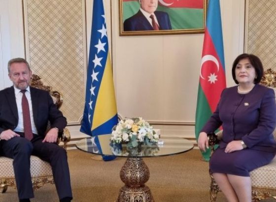 Izetbegović se u Bakuu sastao s predsjednicom Nacionalne skupštine Azerbejdžana