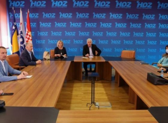 Čović s dužnosnicima HDZ-a BiH s državne razine vlasti