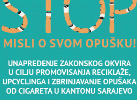 Nepropisno odlaganje opušaka ostavlja utisak neurednosti, kvari sliku o gradu