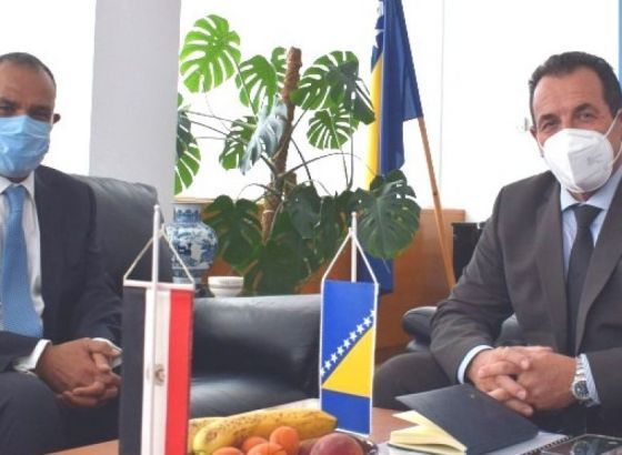 Cikotić i Aty -Proširiti saradnju Egipta i BiH na aktuelne sigurnosne prijetnje