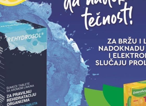 ZAUSTAVITE DIJAREJU I SPRIJEČITE DEHIDRACIJU