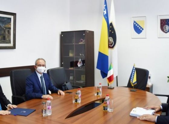 Avdić ugostio ambasadora Di Ruzzu-Povezivanje kroz kulturne i sportske projekte