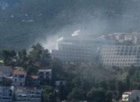 Drama u Neumu: Izbio požar u najvećem hotelu , gosti hitno evakuisani