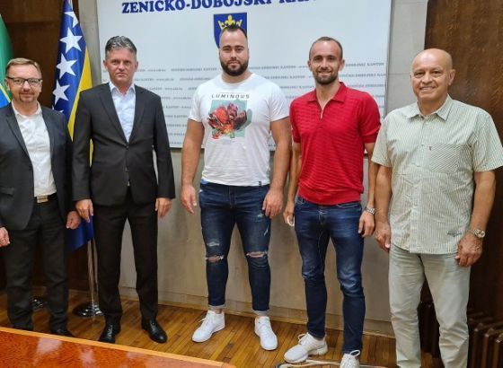 Bašić i Kozlić primili Amela Tuku i Mesuda Pezera