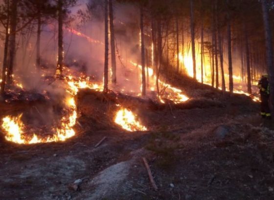 Požar u Donjoj Jablanici i dalje aktivan