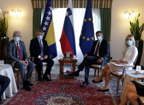 Komšić i Džaferović se sastali sa Pahorom