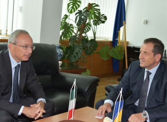 Cikotić i Di Ruzza o nastavku saradnje BiH i Italije u oblasti sigurnosti