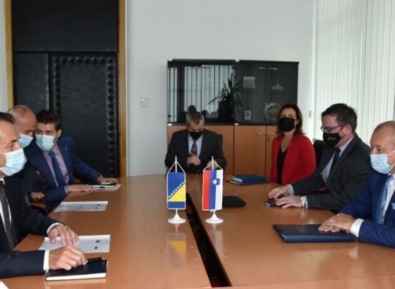 Cikotić sa državnim sekretarom MUP-a Slovenije Francom Kanglerom