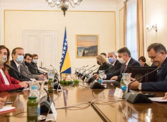 Članovi Predsjedništva BiH primili Charlesa Friesa