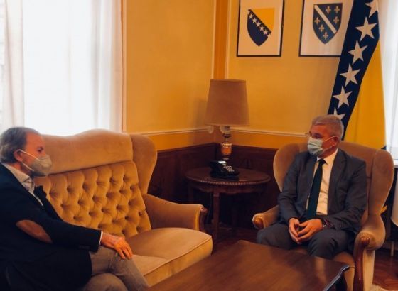 Džaferović zahvalio ambasadoru Arriju za sve što je uradio za BiH tokom rata