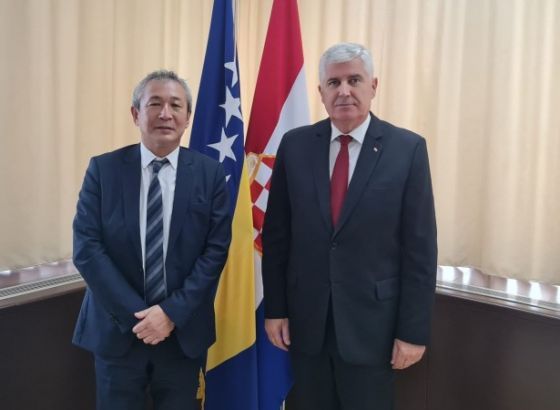 Čović se sastao s veleposlanikom Japana u BiH