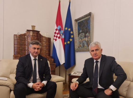 Čović u Zagrebu održao sastanak s hrvatskim premijerom Plenkovićem
