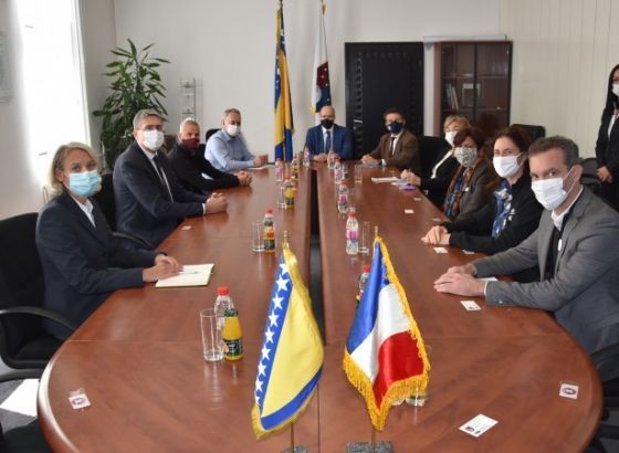 Avdić i dogradonačelnica Margetić primili delegaciju Ambasade Francuske u BiH