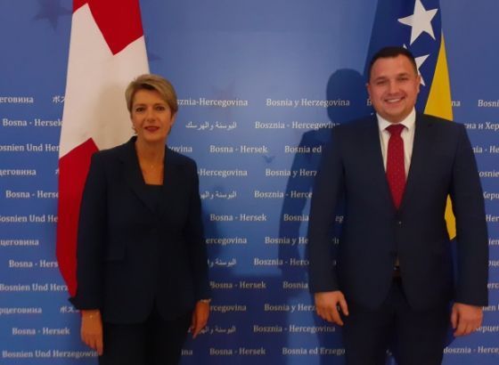 Keler-Suter: Švicarska će nastaviti pružati podršku za prihvatni centar Lipa