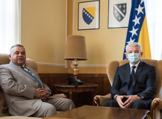 Džaferović primio u nastupnu posjetu pakistanskog ambasadora Raoa