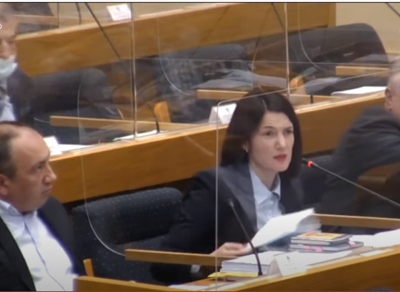 Jelena Trivić na NSRS: Znam ja Petkoviću da se vi bojite "generala" i da mu ne smijete oduzeti riječ