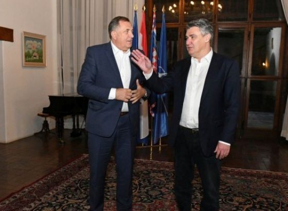 Milanović i Dodik razgovarali u Zagrebu