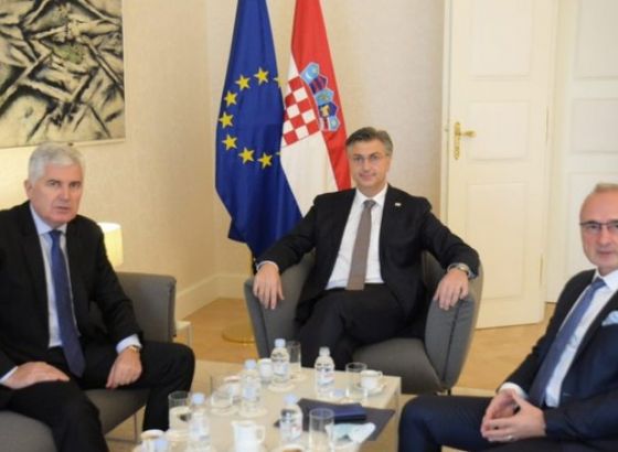 Čović se u Zagrebu sastao sa Plenkovićem i Grlić Radmanom
