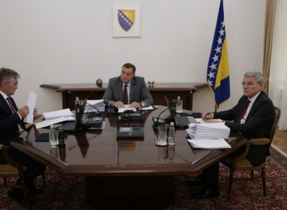 Članovi Predsjedništva BiH danas sa Gabrijelom Escobarom