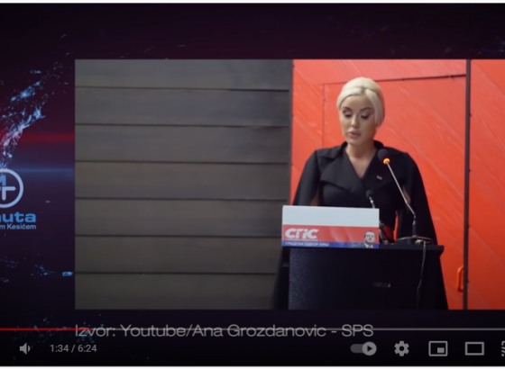 DA NE POVJERUJEŠ:Influenserka Ana Grozdanović na SPS-ovom skupu u Nišu:“Hrišćani pravili katodne i radio cevi”