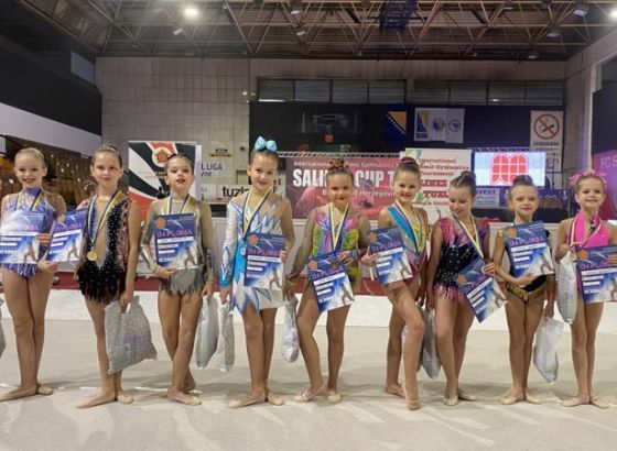 Ritmičarke KSRG 'Sloboda' osvojile 51 medalju na 'Salines Cup 2021'