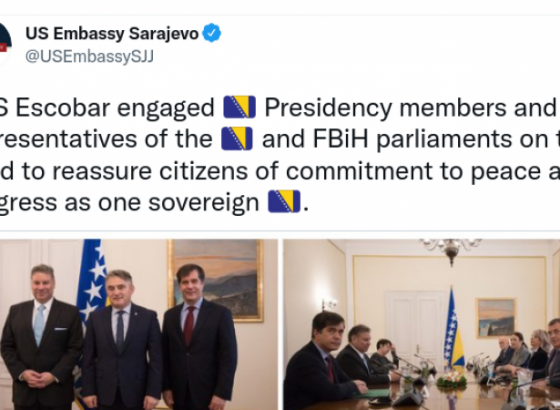 SAD - Bh. lideri da uvjere građane u svoju opredijeljenost za mir i napredak