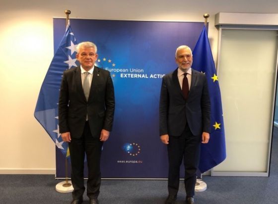Džaferović razgovarao sa Sanninom i Eichhorst o aktuelnoj političkoj krizi u BiH