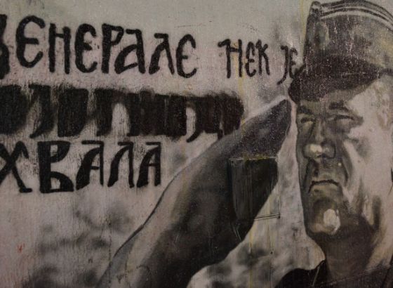 Beograd: Uz mural Ratku Mladiću oslikan i lik četničkog vođe Draže Mihailovića