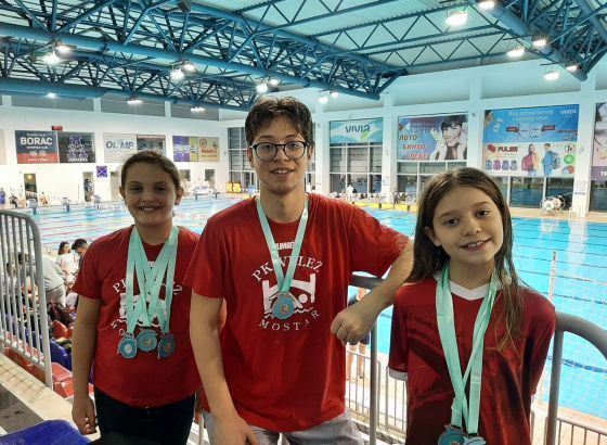 Na takmičenju u Banjoj Luci: Tri plivača Veleža osvojili šest medalja