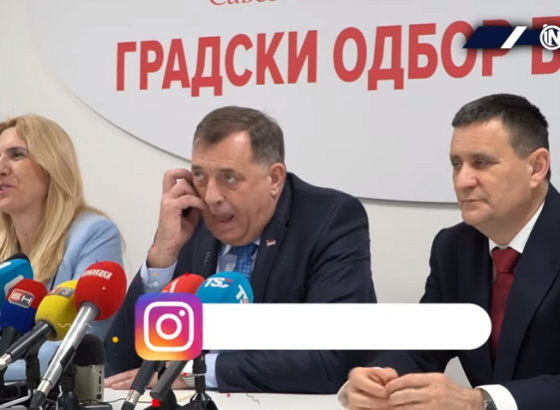 Dodik prekinuo press konferenciju: Čović mu podnio izvještaj sa pregovora u Neumu