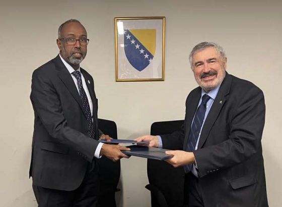 Uspostavljeni diplomatski odnosi između BiH i Savezne Republike Somalije