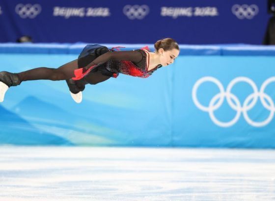 Valijeva trenirala nakon vijesti o dopingu